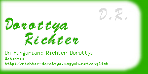 dorottya richter business card